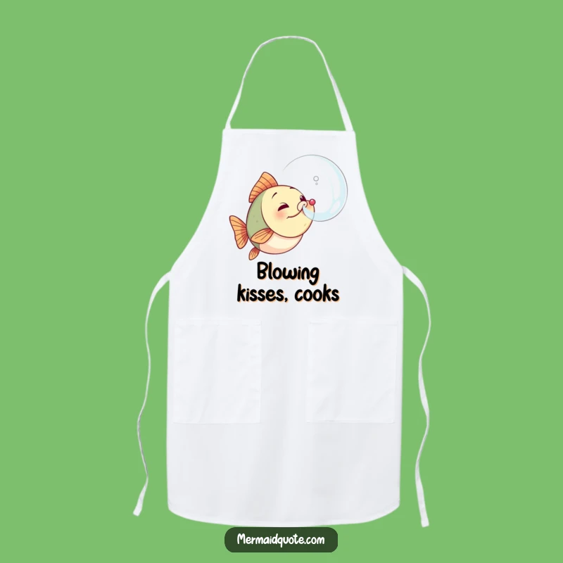 Funny Determined Fish Kitchen Apron - Motivational Chef Gift