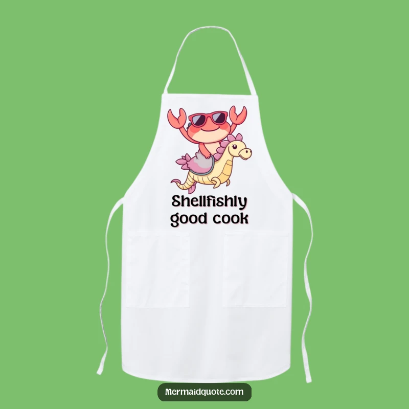 Funny Crab Apron: Chef's Hilarious Kitchen Companion, a Unique Funny Gift!