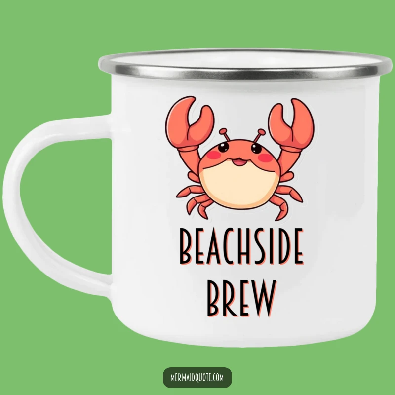 Funny Crab Claws Camping Mug: Durable Beach Gear, Perfect Funny Gift