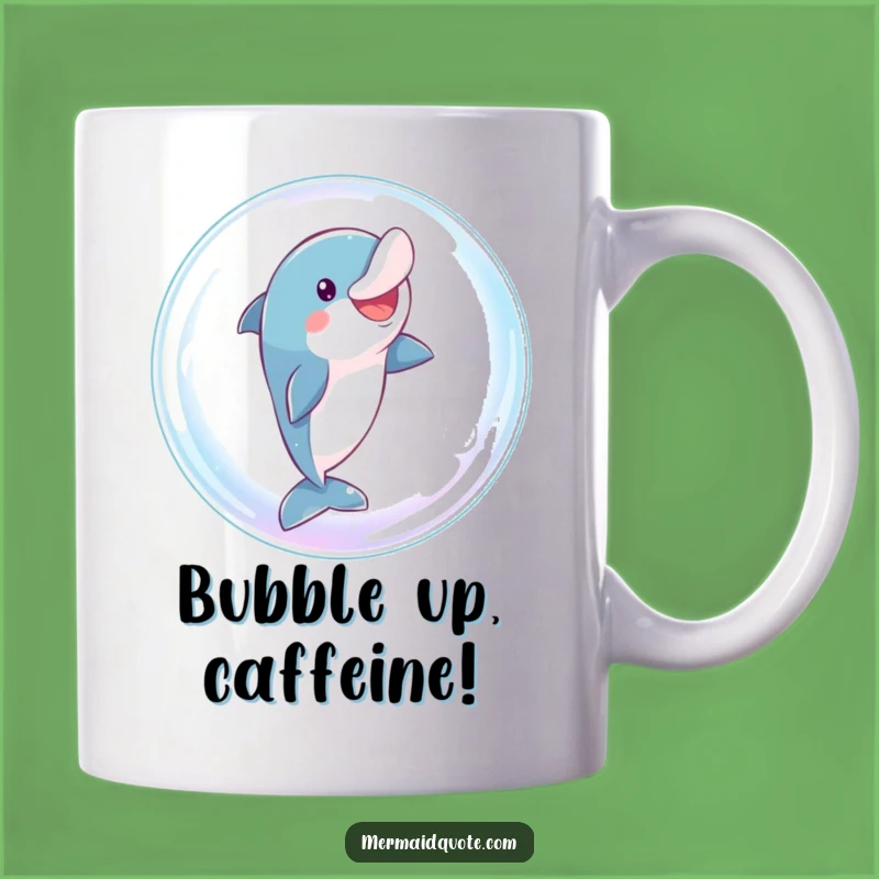 Funny Dolphin Bubble Leap Mug: A Hilarious and Playful Gift for Ocean Lovers