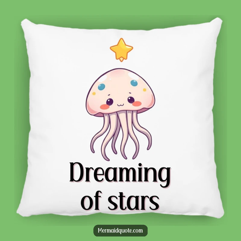 Funny Jellyfish Star Reach Pillow: Cozy and Dreamy Comfort Gift