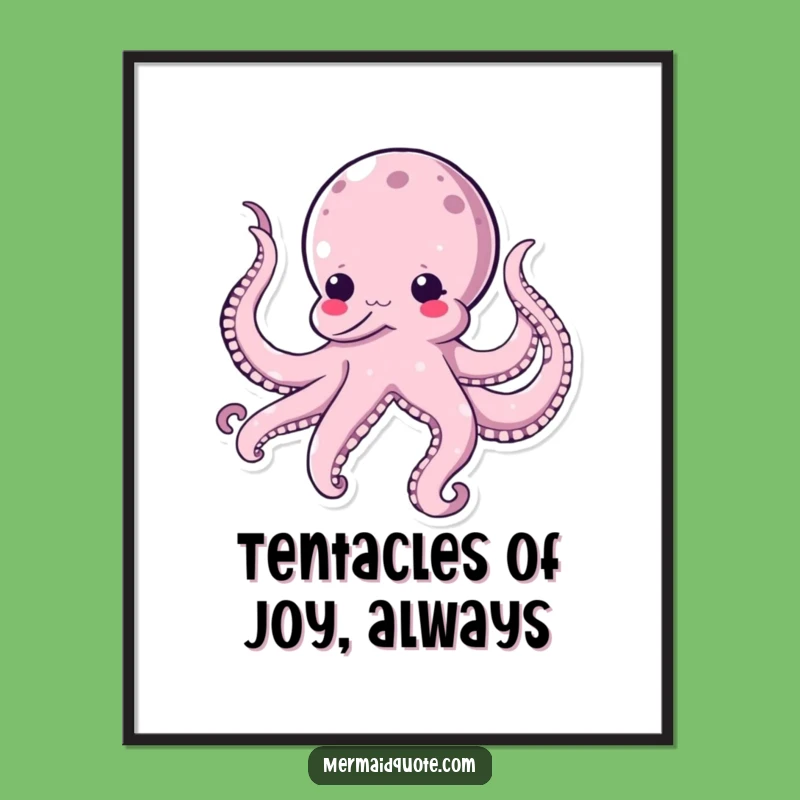 Funny Free Printable Octopus Wall Art - Downloadable Humorous Art for Home