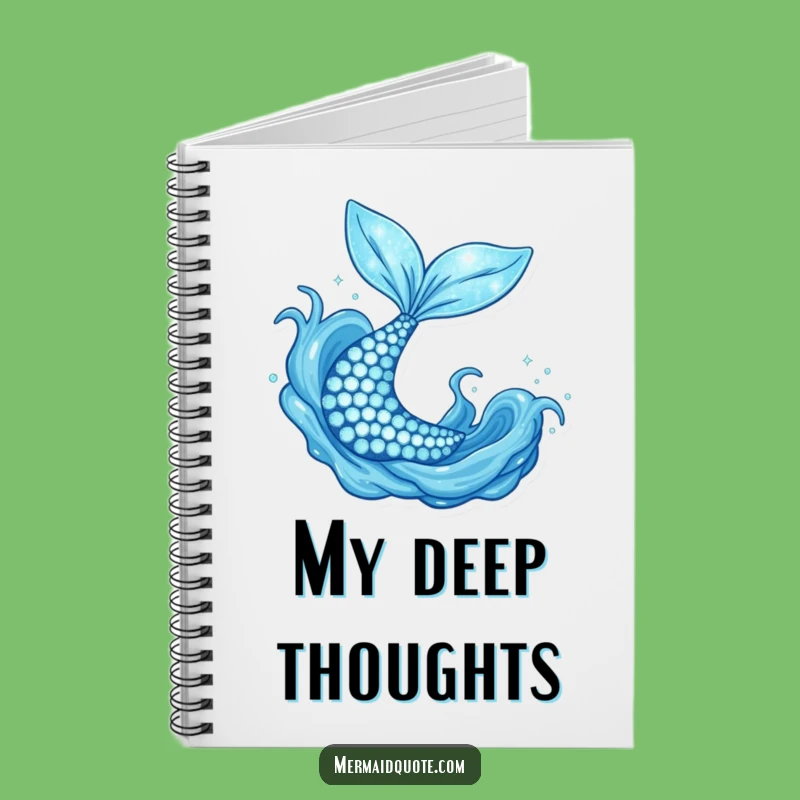 Funny Mermaid Tail Notebook: Jot Down Your Magical Ideas