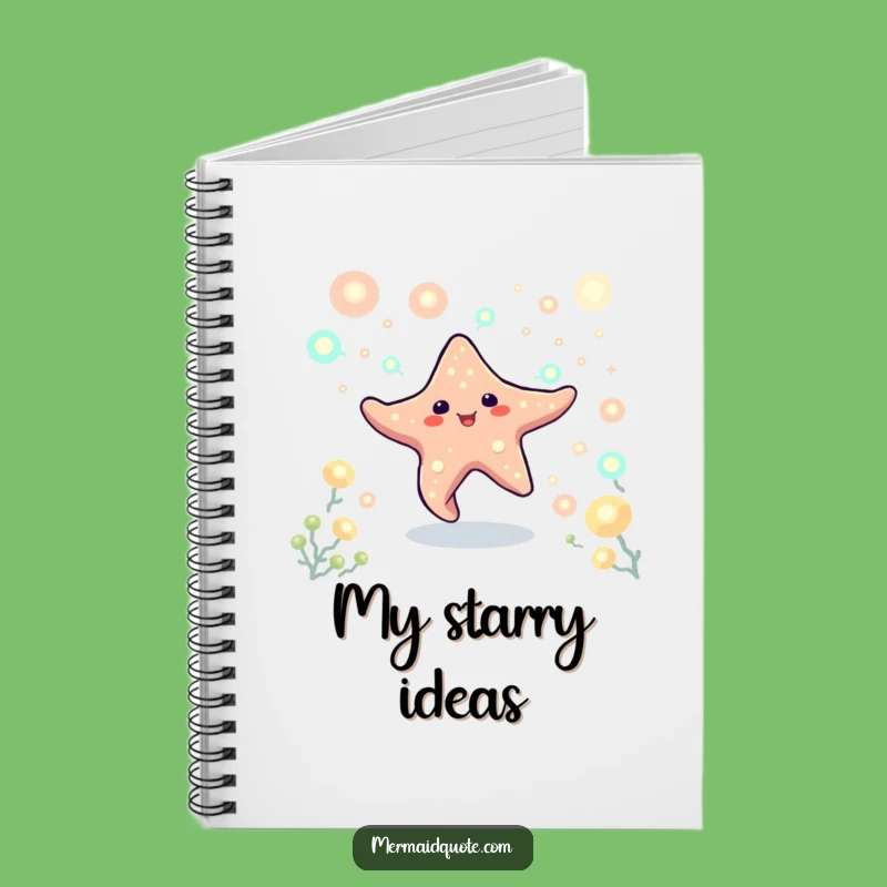 Funny Starfish Dancing Notebook - Journal Your Playful Adventures