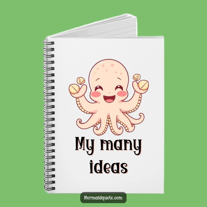 Funny Octopus Shell Journal - Perfect Humorous Note-Taking Gift!