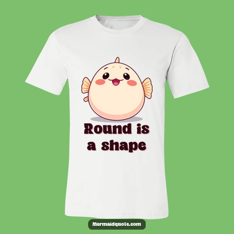 Funny Shy Pufferfish T-Shirt: Wear Your Comical Defense Mechanism