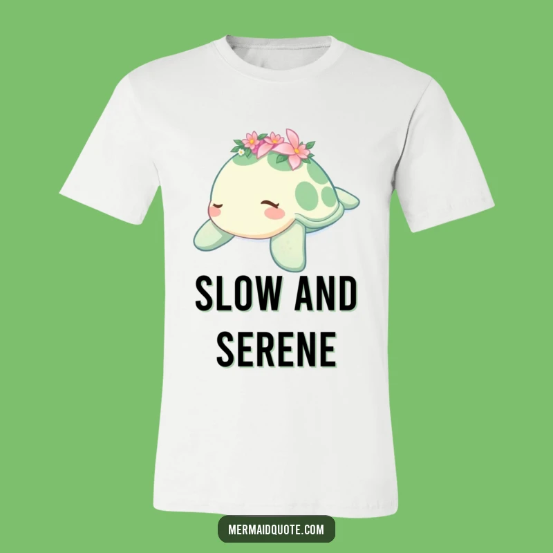 Funny Sleepy Turtle Crown T-Shirt - Chill & Whimsical Gift!